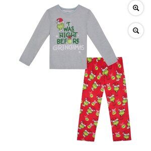 Men’s Medium Grinch Christmas Pajama Set – “’Twas the Night Before Grinchmas”